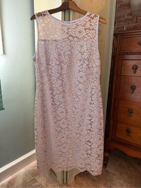 Ralph Lauren Sleeveless Lace Midi Dress